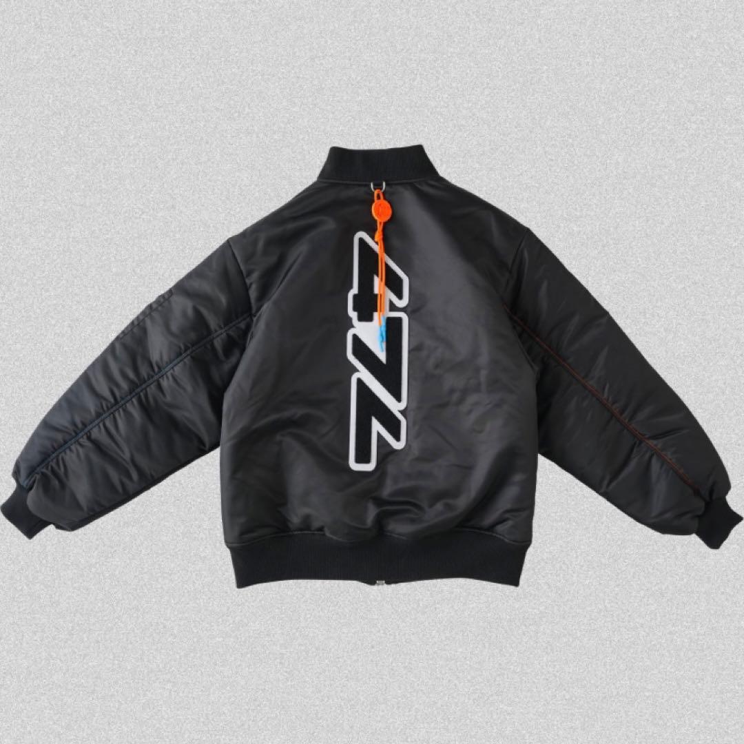 code47L FILE_2022_2 \"LOGO\"MA-1ブルゾン＋「DO」