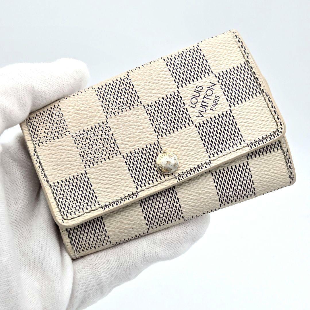 ルイヴィトン ミュルティクレ6 ダミエアズール 6連 キーケース N61745