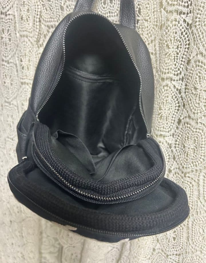 ミナペルホネンハーフハンドメイド 本革リュックrun run run - メルカリ