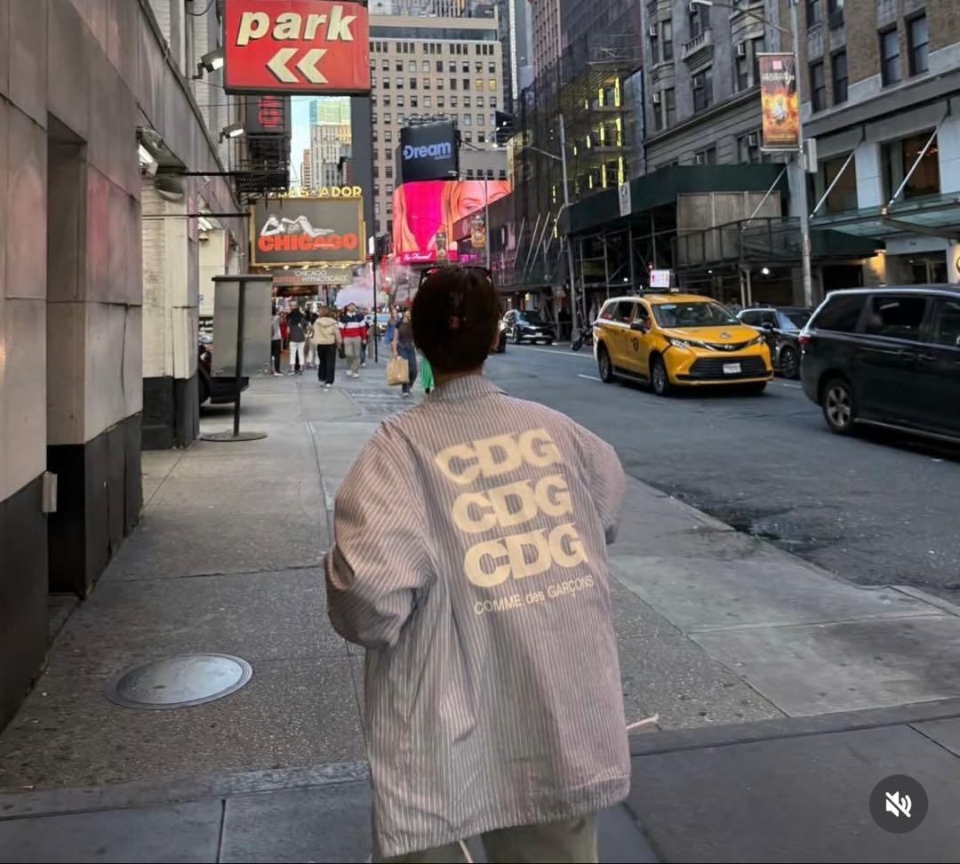 最安値 キムチェウォン着用 CDG コーチジャケット コムデギャルソン XL