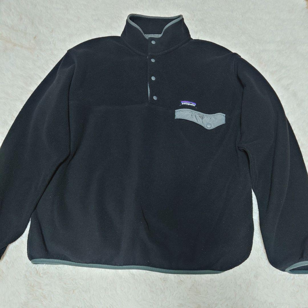 野村周平 希少 L Patagonia シンチラ パタゴニア スナップT 黒 - メルカリ