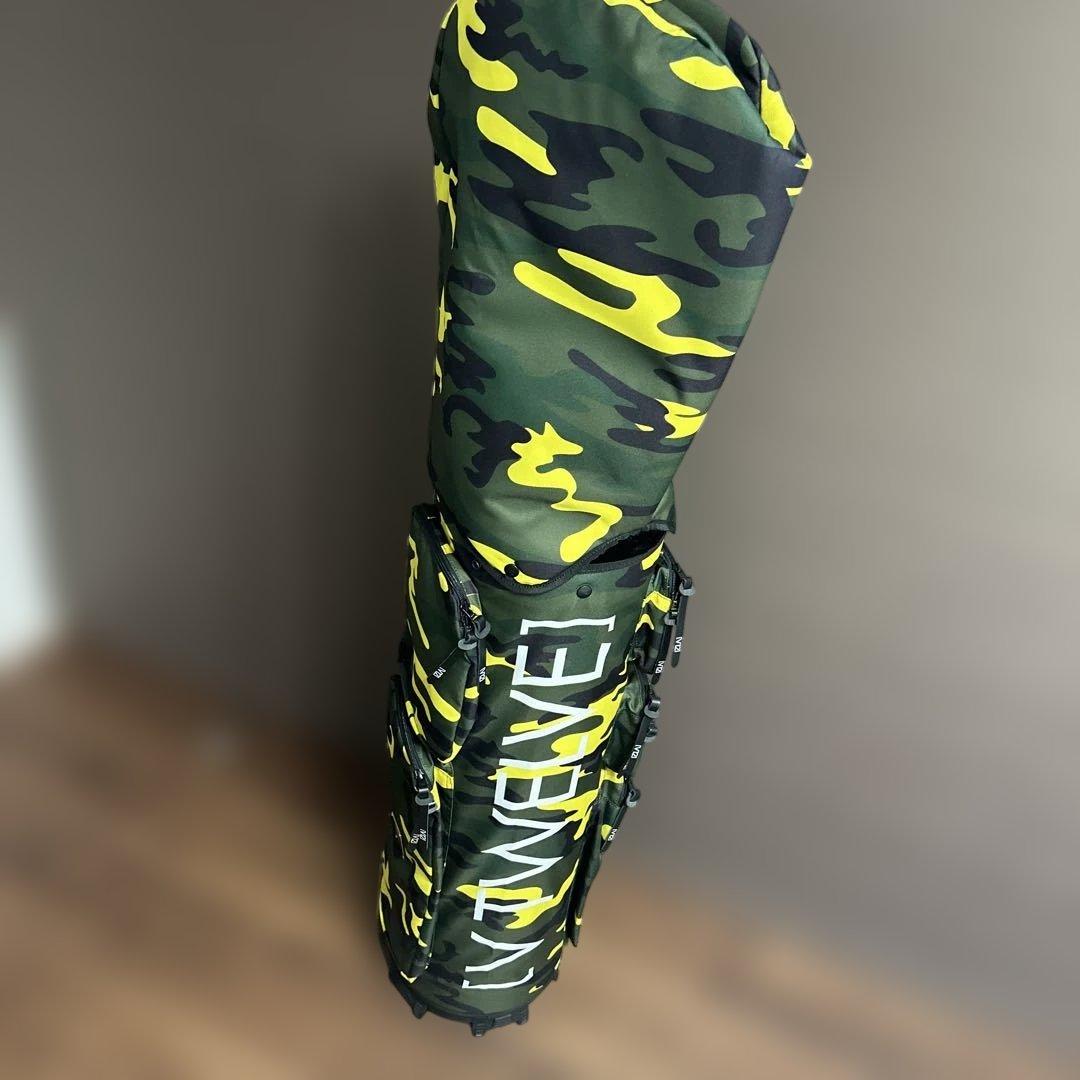 新品未使用］V12 ヴィトゥエルブ キャディバッグ カモフラージュ柄