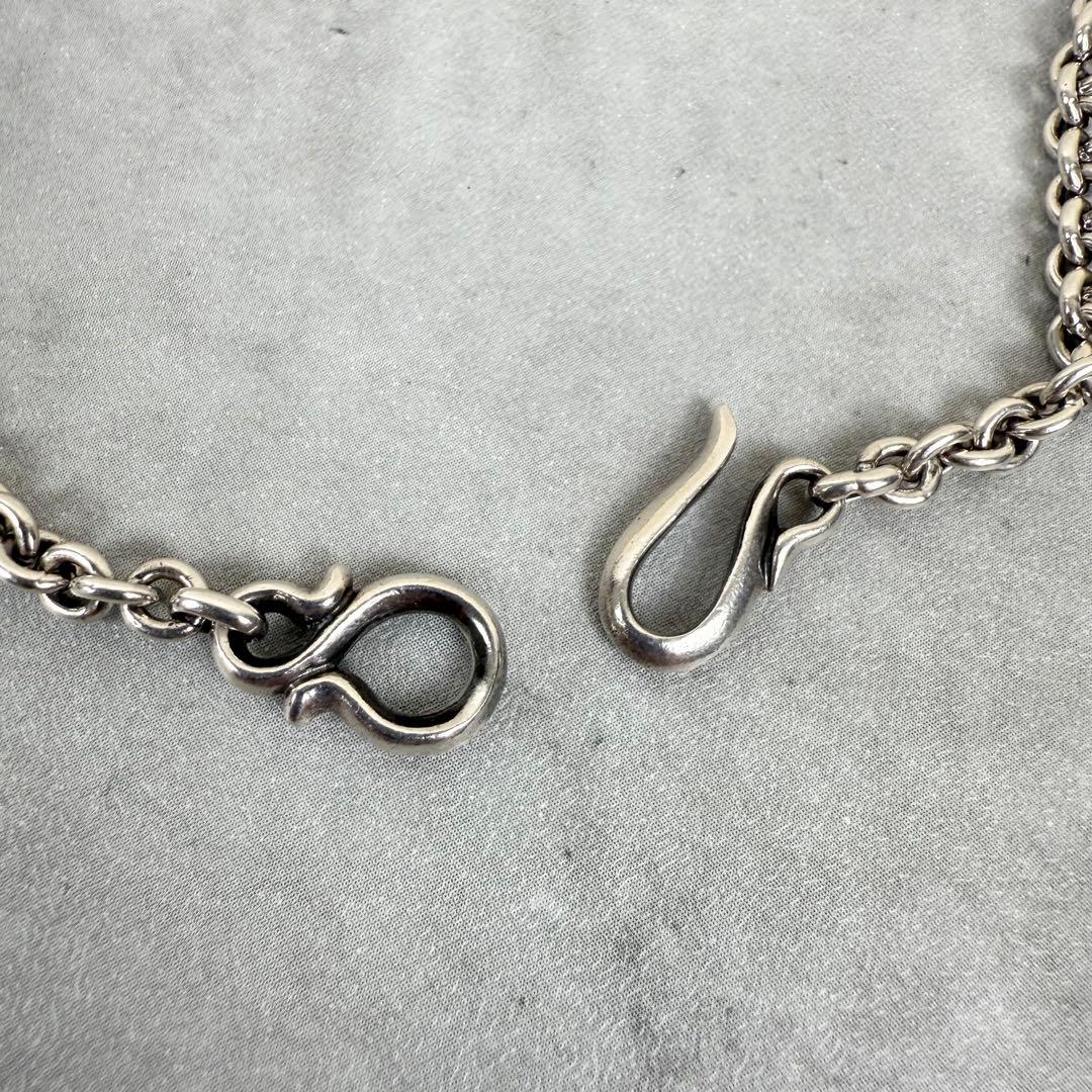 GARNI ガルニ 10th クロッケリービッグロゴネックレス シルバー - メルカリ