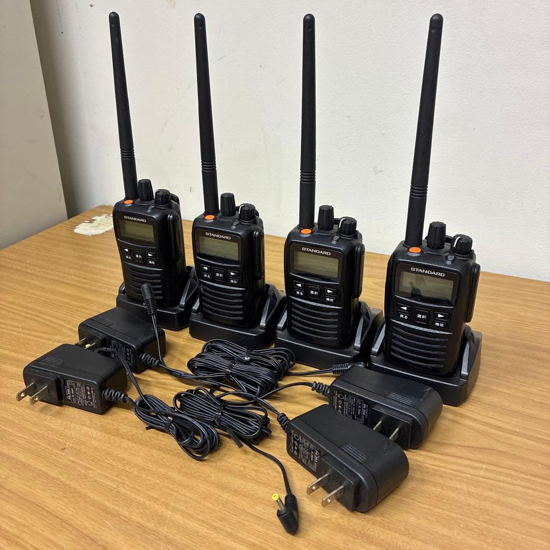 スタンダード VXD450V デジタル簡易無線機 免許局 4台セット 現状品