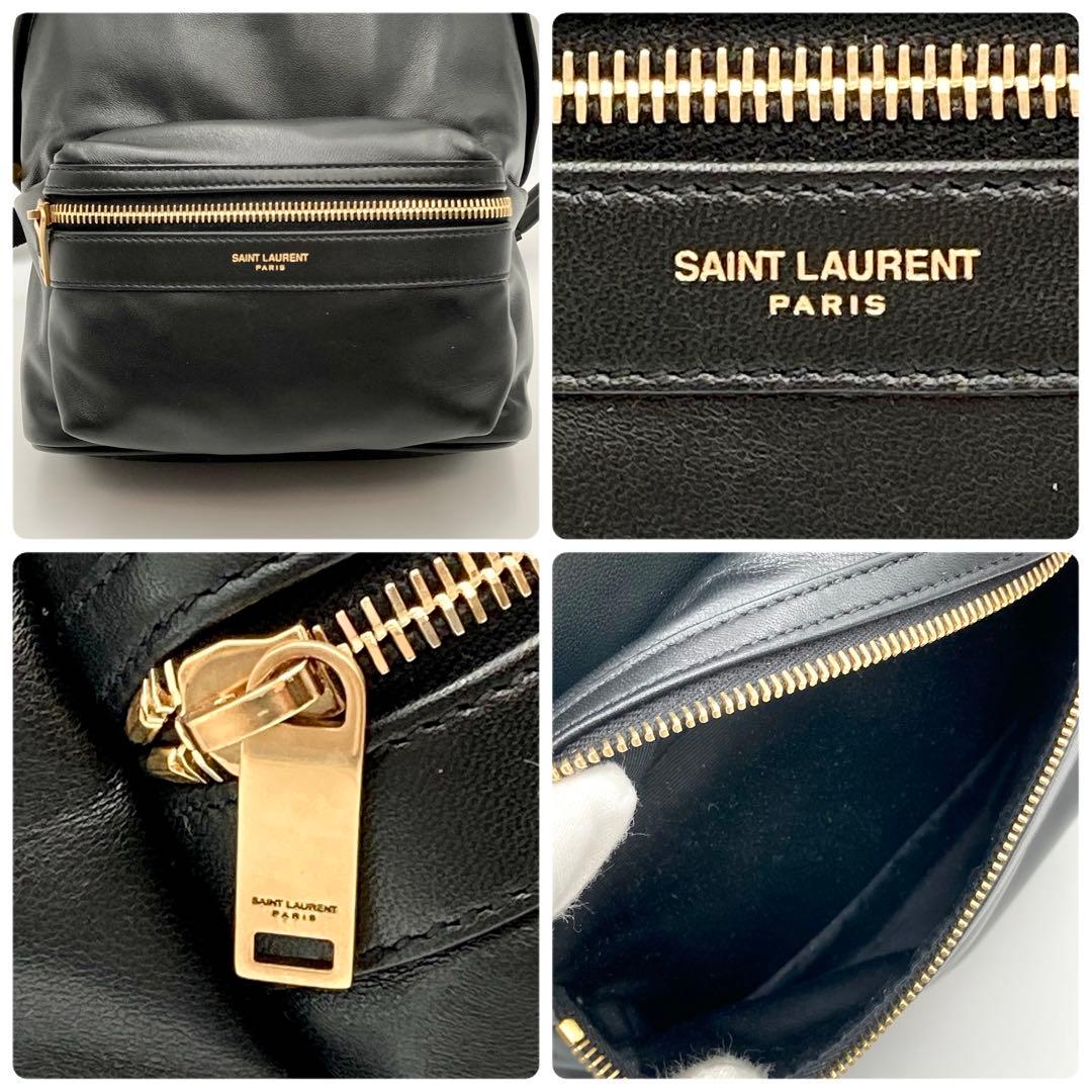 ゆうき様専用✨ サンローランパリ トイシティ ミニリュック 黒 レザー