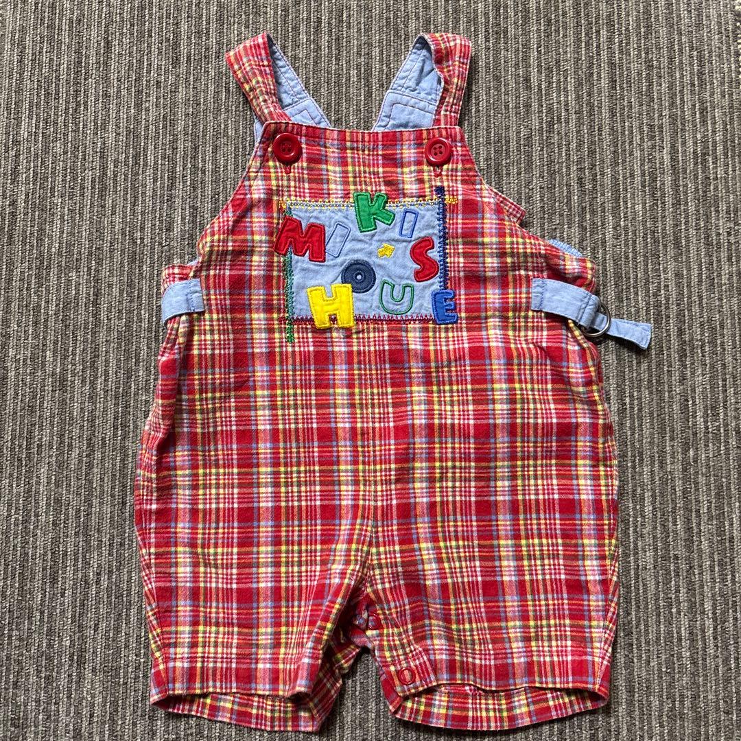 ミキハウス MIKIHOUSE オーバーオール サロペット 80 - メルカリ