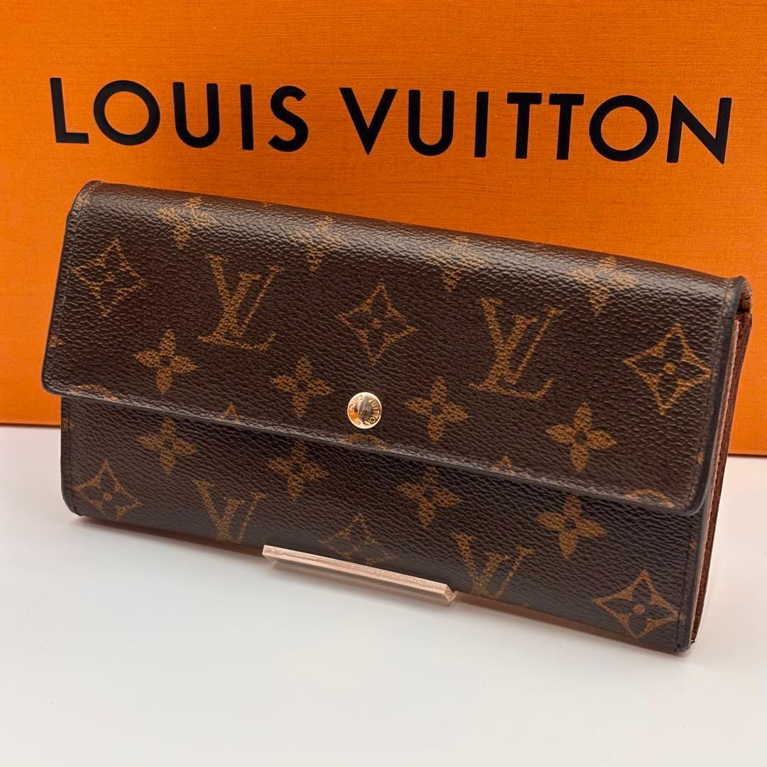 【鑑定済み】ルイヴィトン✨モノグラム 二つ折り財布 ポルトフォイユサラ 10枚 LOUIS VUITTON（ルイ・ヴィトン） モノグラム 長財布 ポルトフォイユ