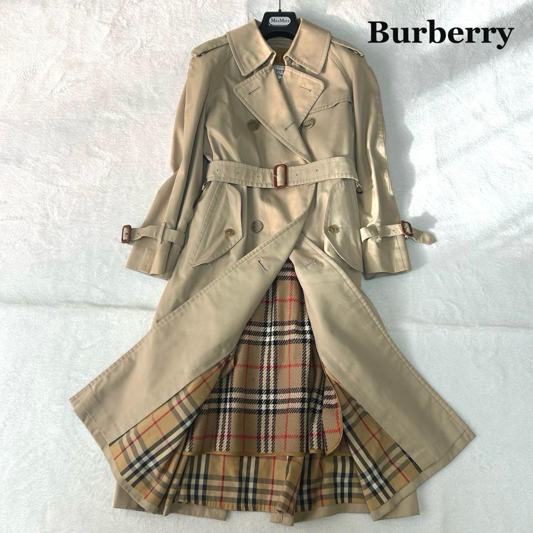 良品✨バーバリー✨ロング丈　ベルト　ライナー付き　ダブル　ロングトレンチコート burberry/バーバリー通販 | ロング ウォータールー ヘリテージ