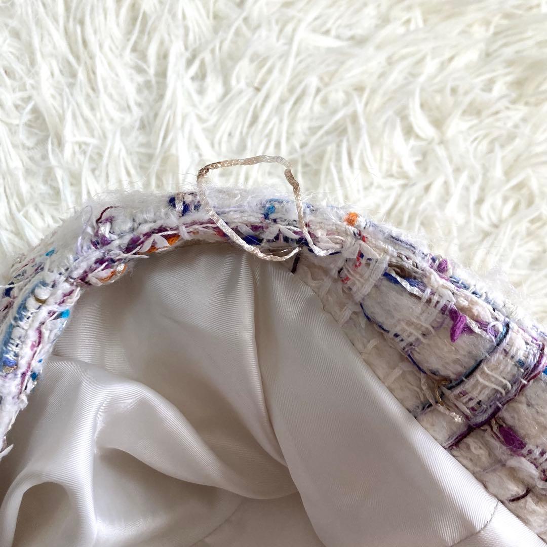 DAMA collection ミックスツイードダウンベスト マリアケント LL