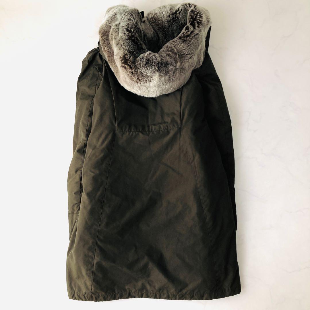 美品✨ウールリッチ ボウブリッジ ダウンコート ラビットファー