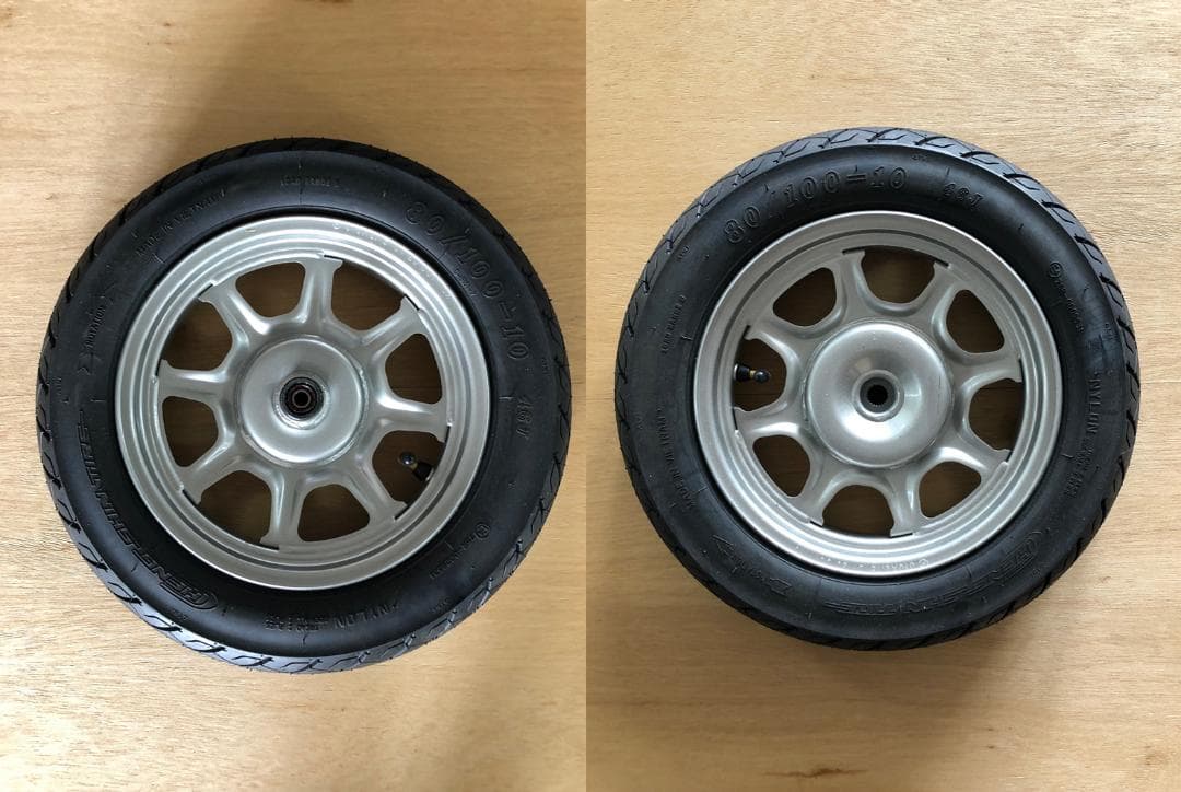 HONDA純正 ホンダ タクトベーシック AF79 ホイル付き タイヤセット