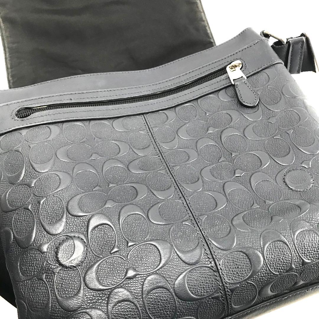 チャーリーパパさま専用】コーチ ブラック ショルダーバッグ 72220