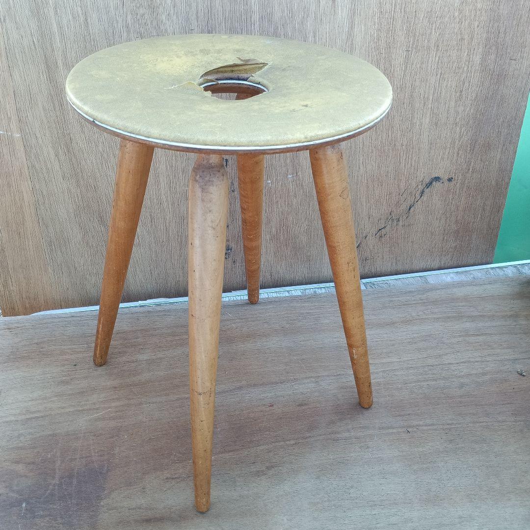 4251）天童木工のリングスツール 丸椅子 昭和レトロ - メルカリ