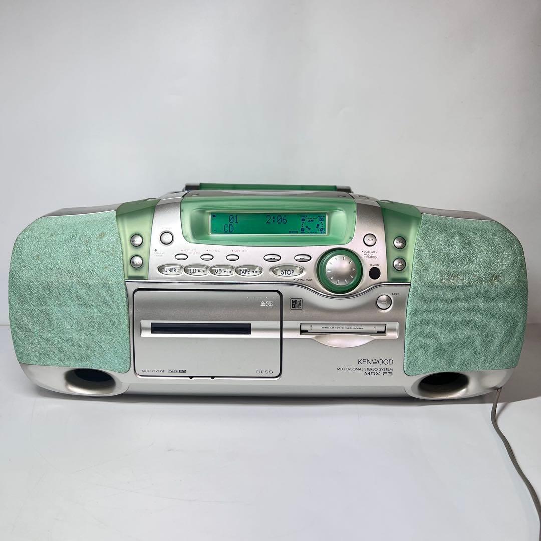 ケンウッド KENWOOD MDX-F3 MD/CDラジカセ - メルカリ