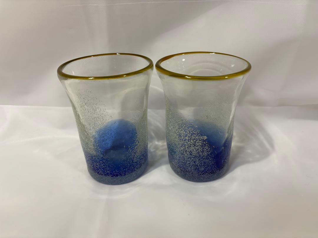 【稲嶺盛吉】琉球ガラス　グラスセット⑤ 琉球ガラス グラス 稲嶺盛吉 ロックグラス 泡ガラス 母の日 父の日