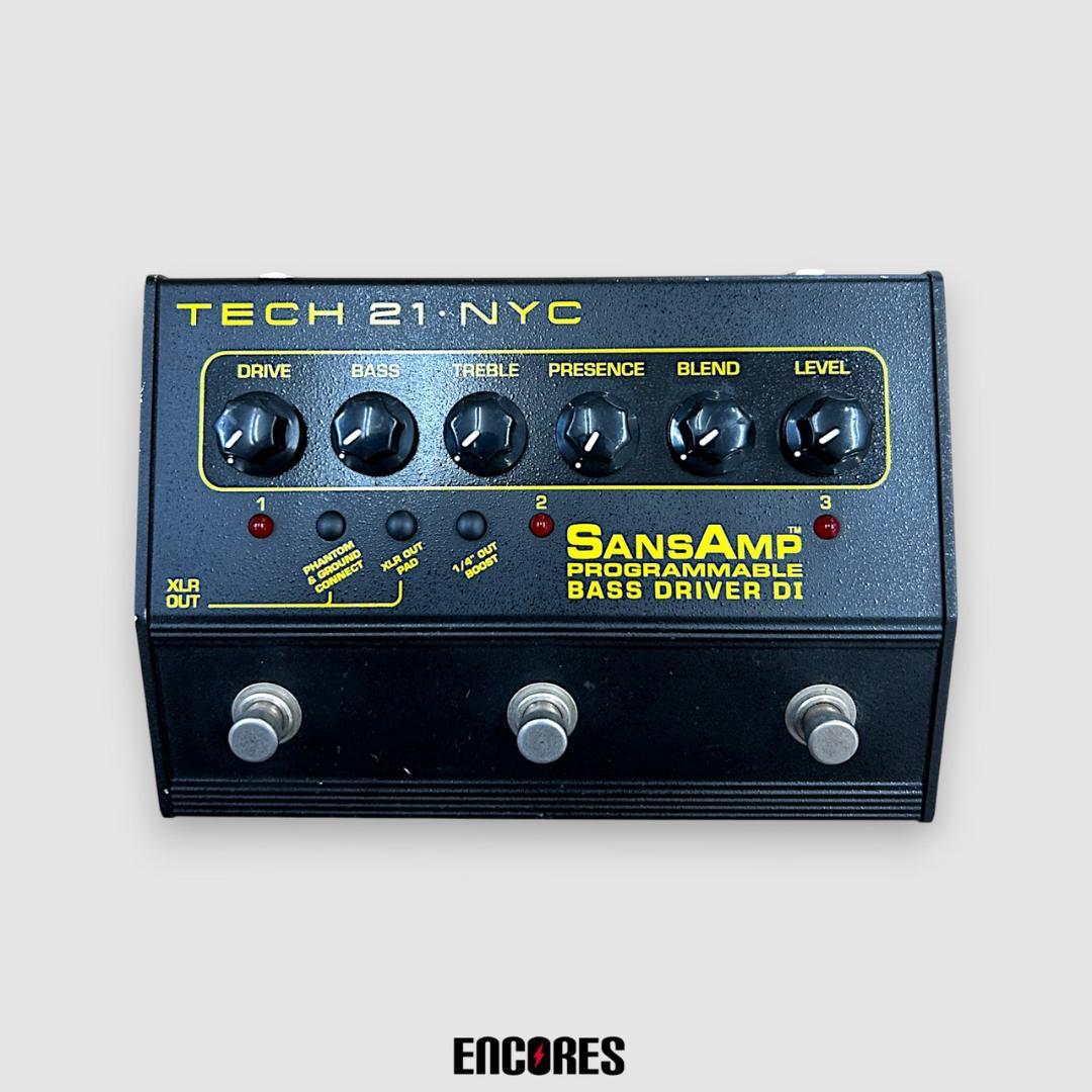 ベース TECH21 Sans Amp Bass D DI Sans Amp Bass Driver DI - Big Dude's Music City