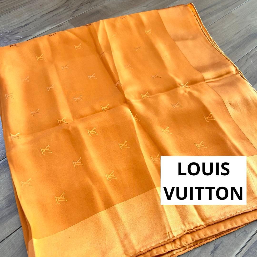 Louis Vuitton ルイヴィトン オレンジ スカーフロゴ 楽天市場】ルイヴィトン ロゴ モノグラム バンドー シルクスカーフ