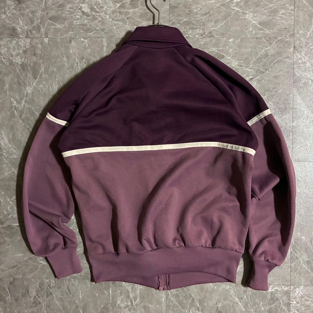 希少】80s adidas トラックジャケット M あずきカラー 刺繍ロゴ - メルカリ