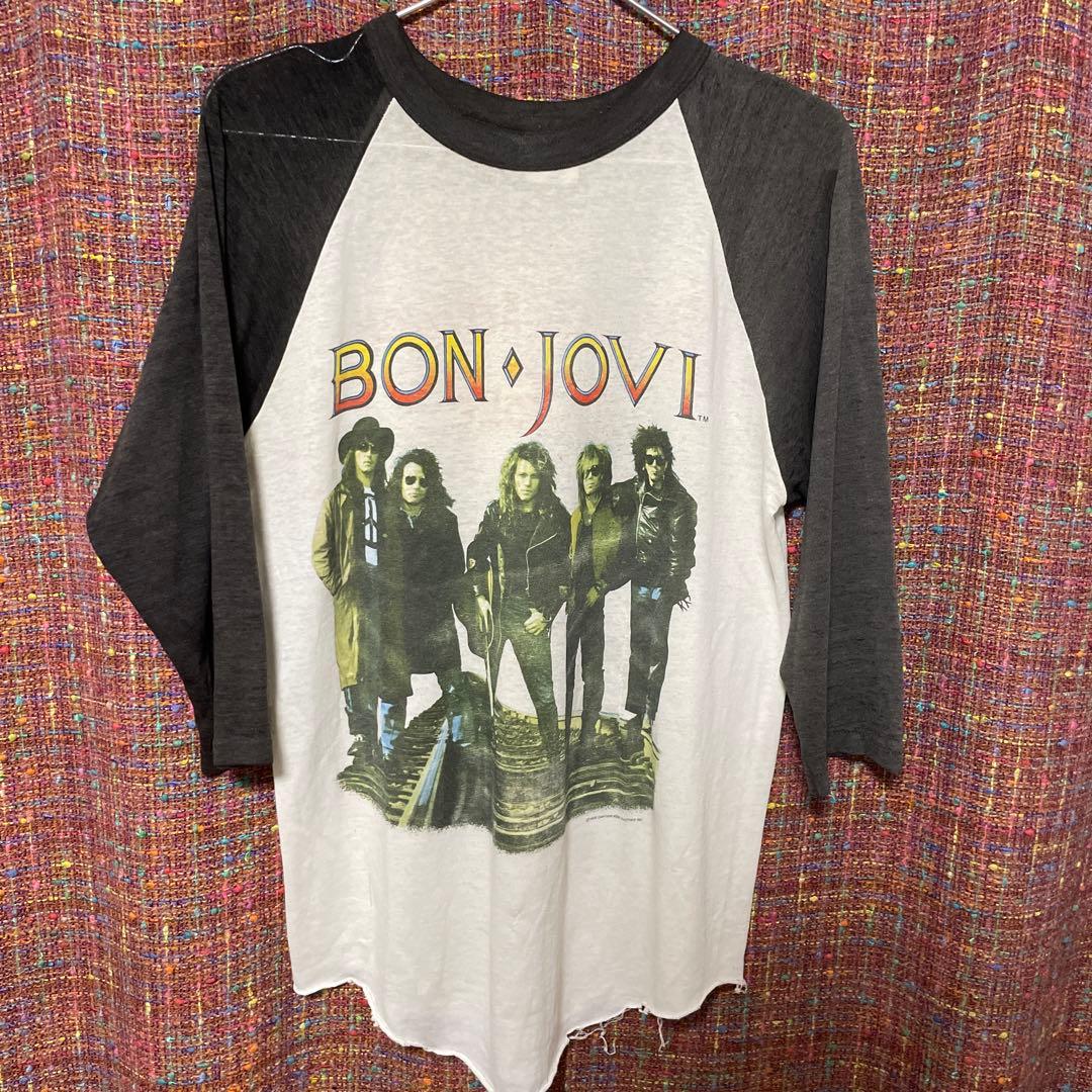 80s BON JOVI ラグランTシャツ USA製 - メルカリ