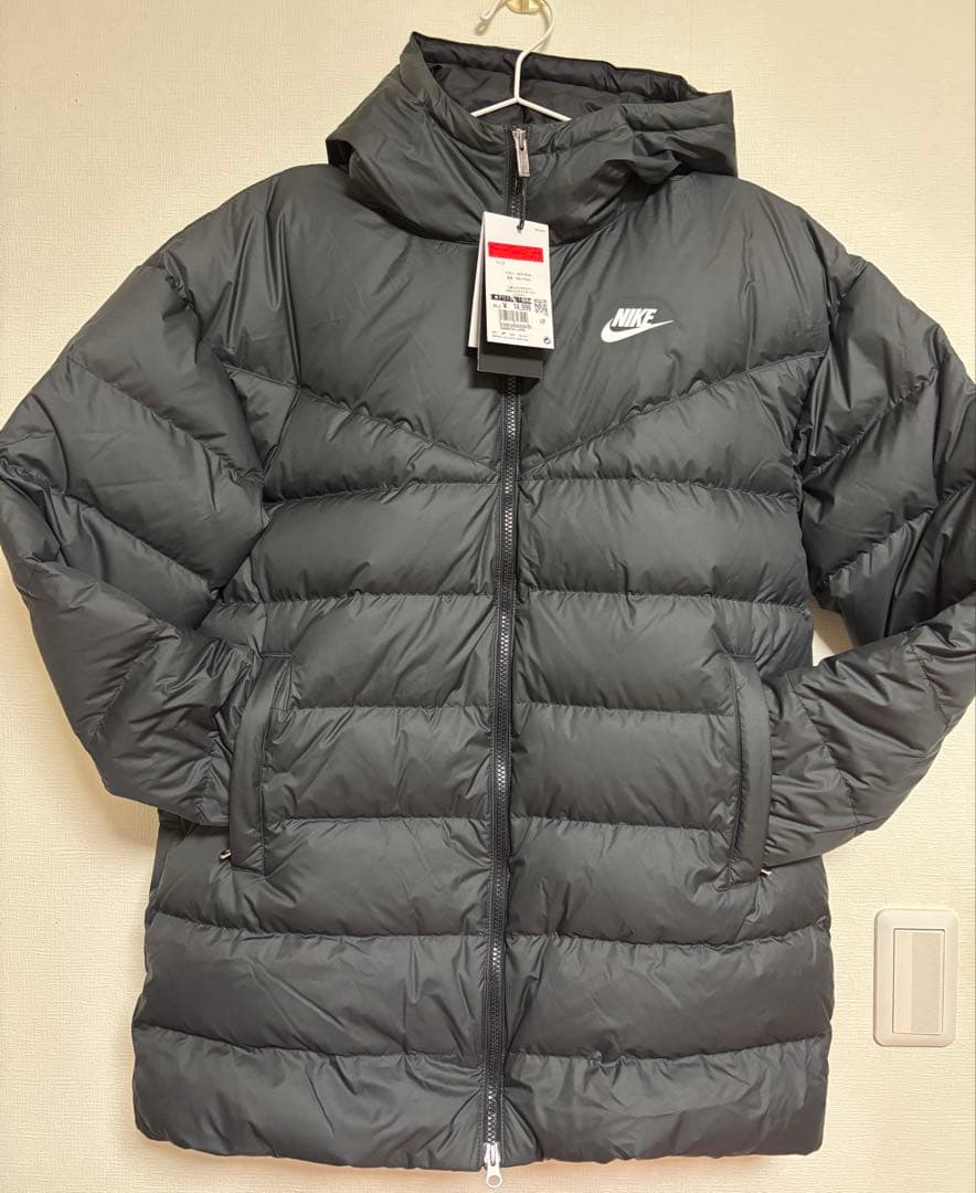 新品 ナイキ ウィンドランナー Storm-FIT ダウンパーカー ブラック L