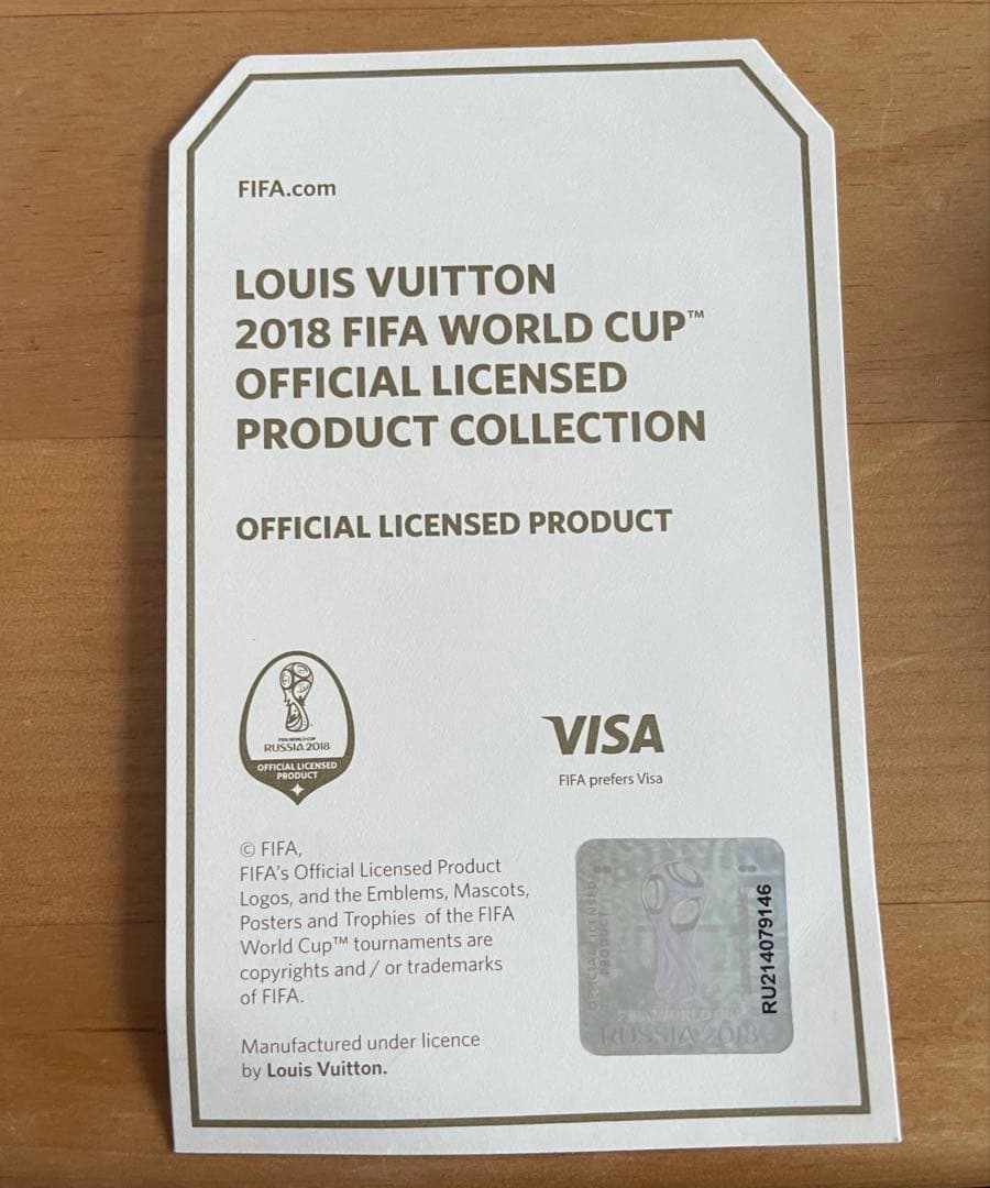 未使用に近い LOUISVUITTON 2018年 ワールドカップ ネームタグ - メルカリ