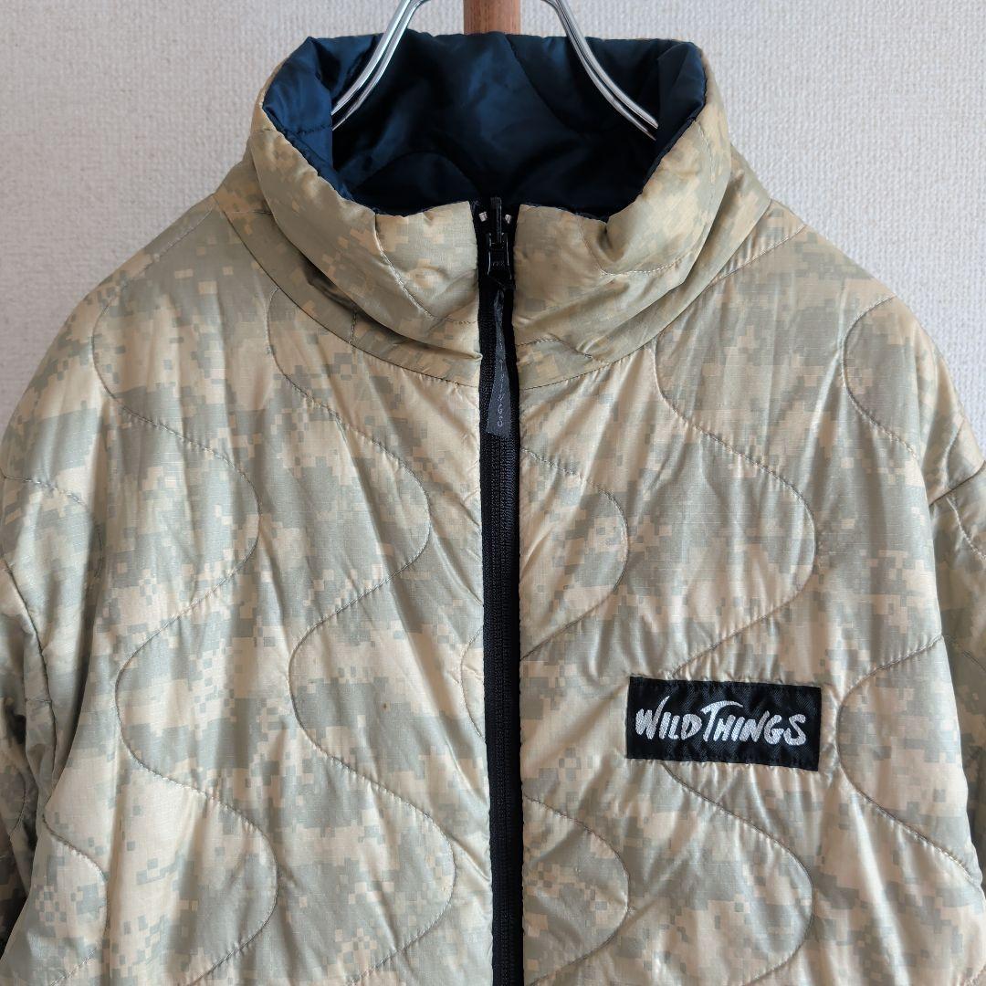 希少 ワイルドシングス リバーシブル デジタル迷彩 プリマロフト USA製