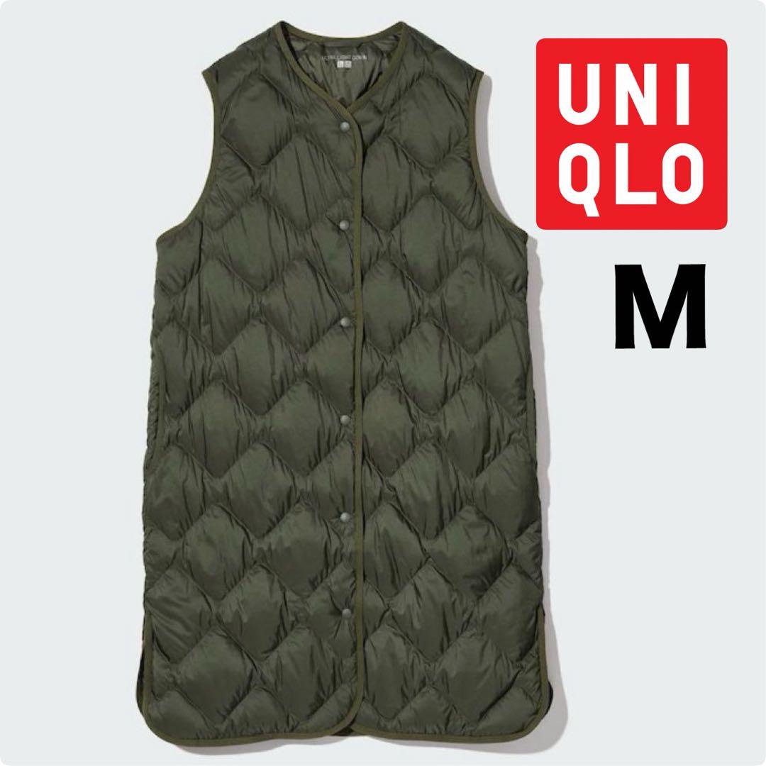 UNIQLO☆ユニクロ ウルトラライトダウン ロング ダウンベスト☆used美