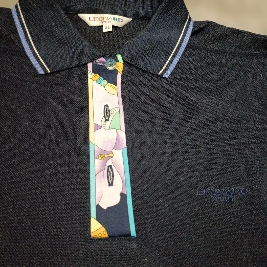 ☆未使用☆ レオナール スポーツ 長袖 ポロシャツ 42 - メルカリ