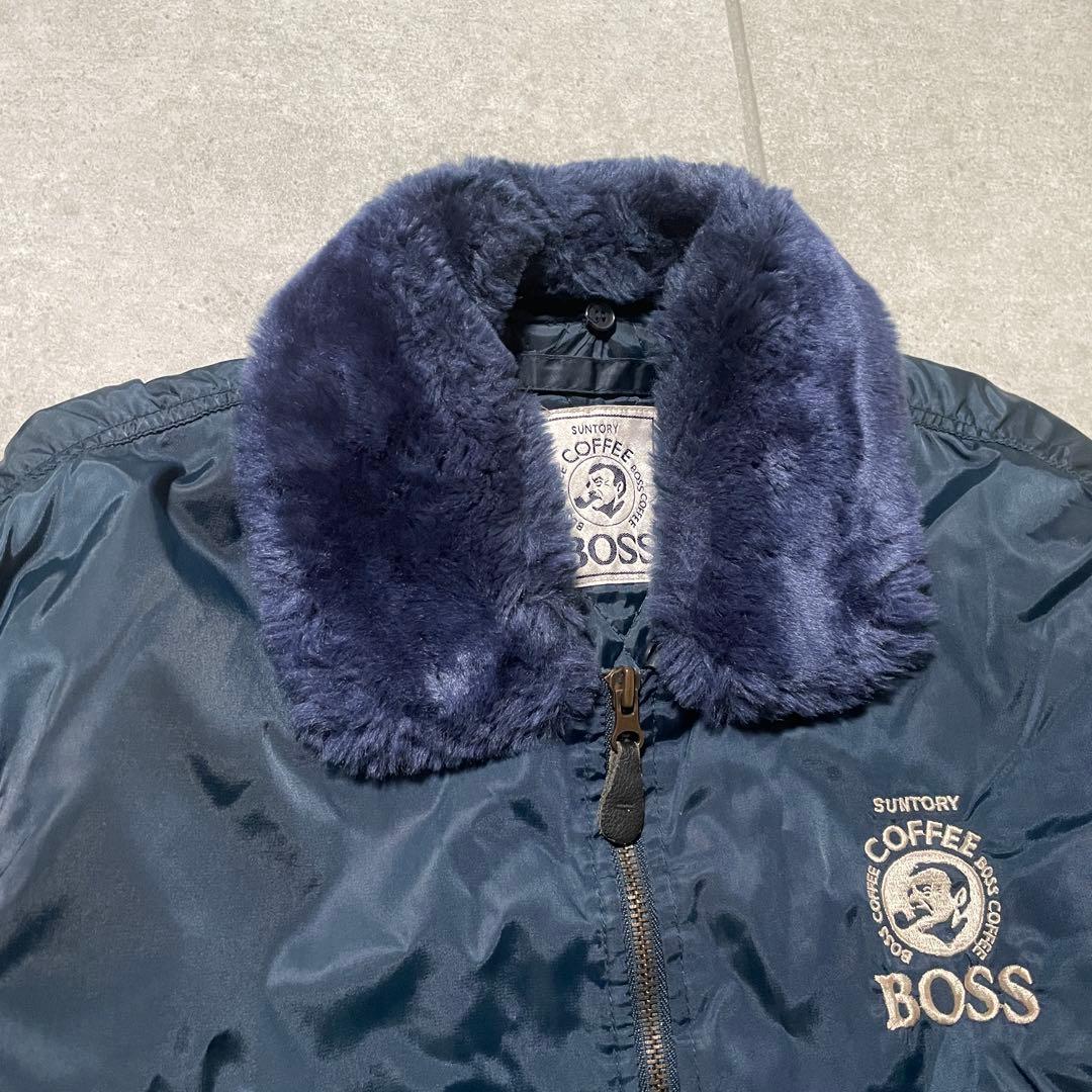BOSS フライトジャケット b-15 ドカジャン非売品 刺繍 ボスジャン 極暖