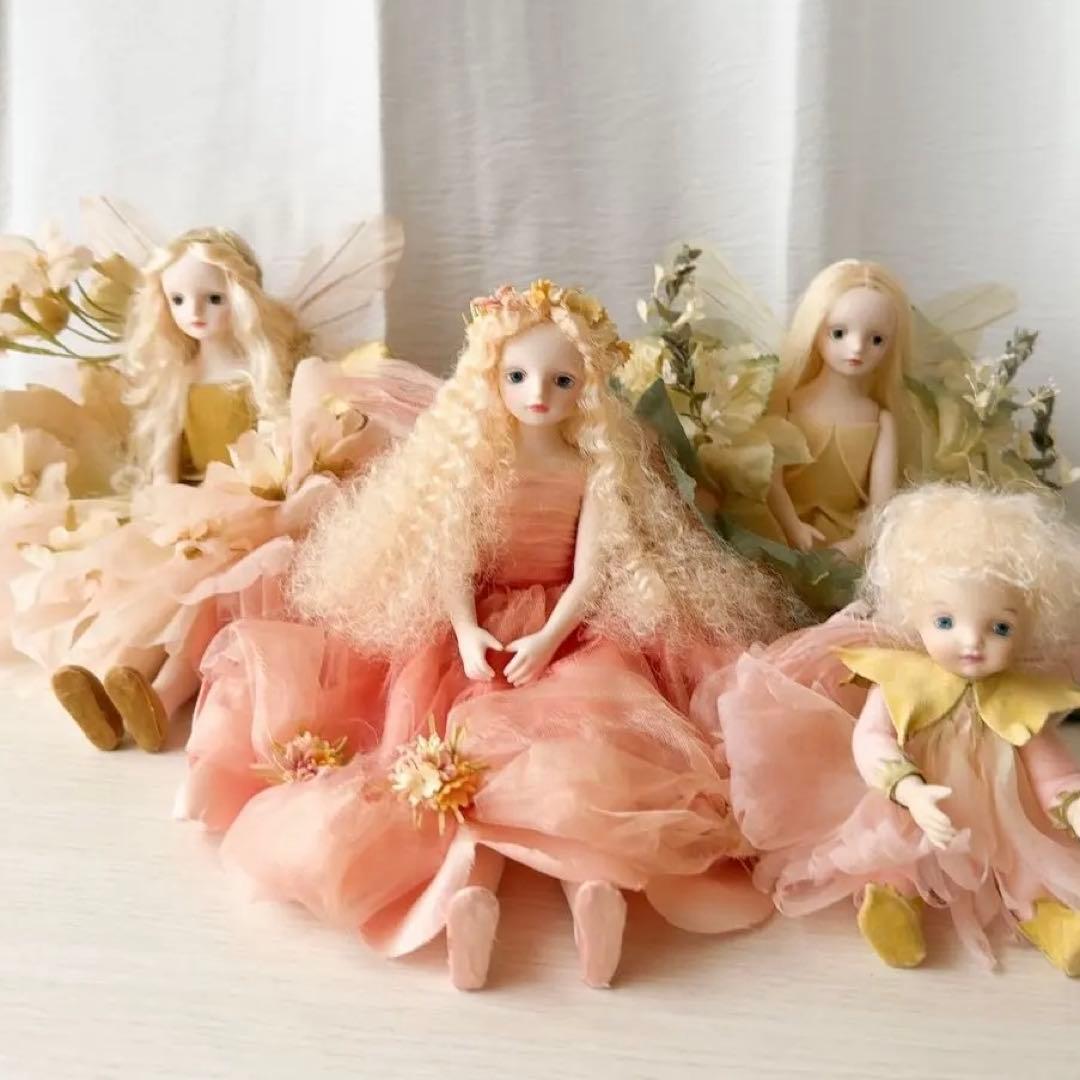 マギー様専用」若月まり子 妖精ビスクドール4体セット エルフィン