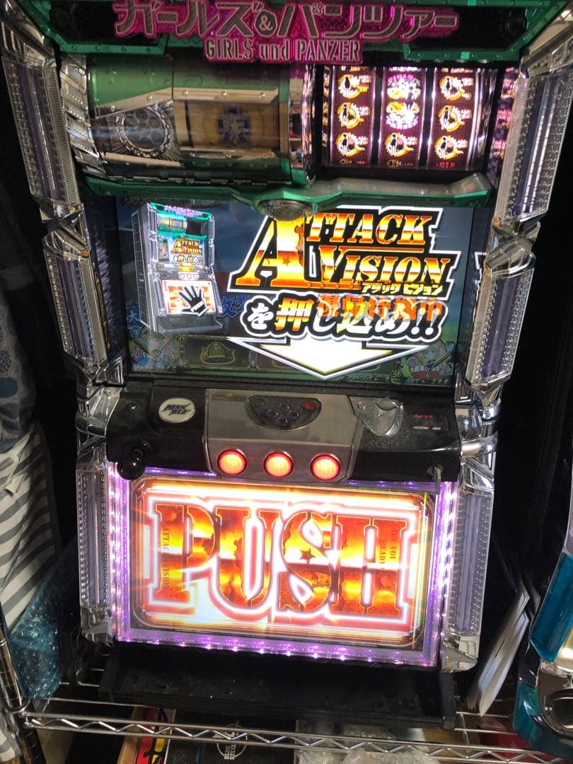 5号機 初代ガールズ＆パンツァー ガルパン パチスロ スロット 実機