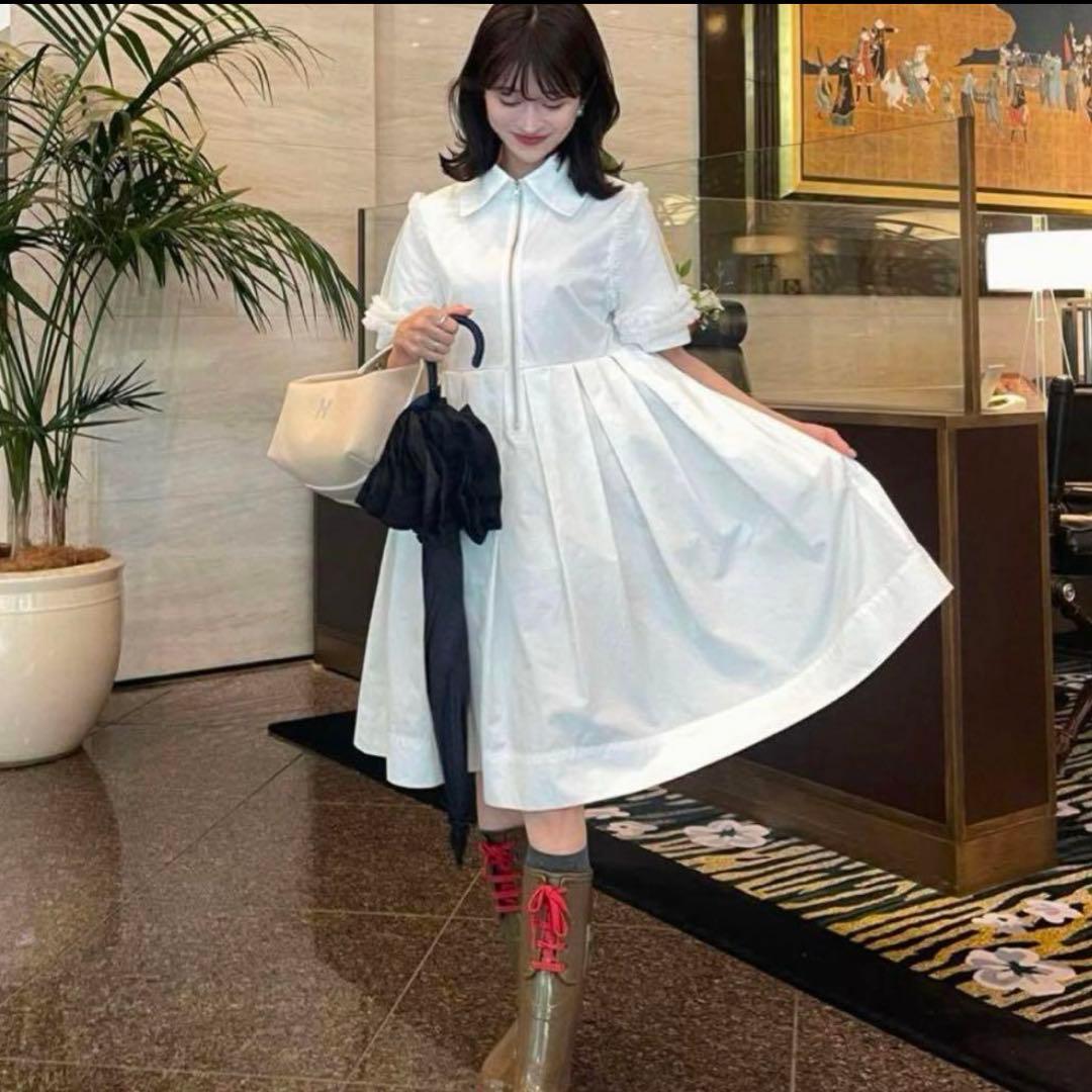 bibiy. ビビィ♡SS完売品/HELENE DRESSワンピース 白 - メルカリ