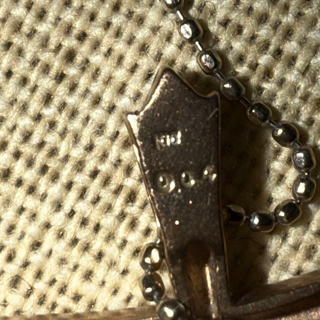 片*付様 9.2g 18金　k18 k10 k18wg ダイヤモンドネックレス