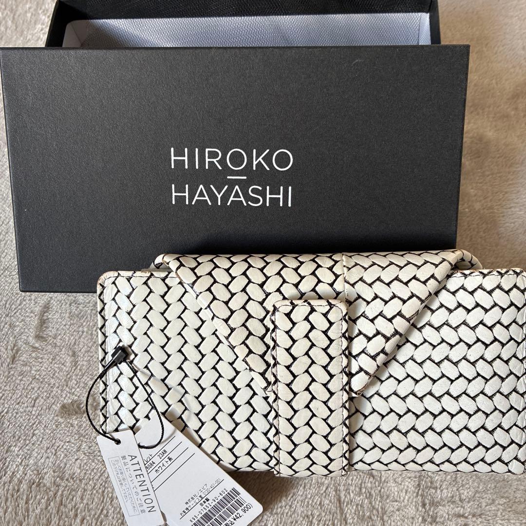 HIROKO HAYASHI ホワイト　オッティカ　折り財布 OTTICA（オッティカ）薄型二つ折り財布（財布） | HIROKO HAYASHI