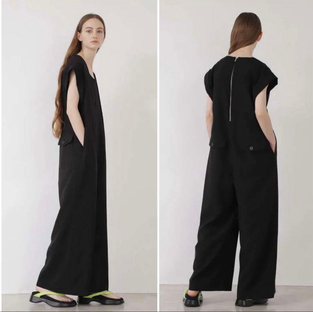 ADORE ドライオックス　Aライン　コンビネゾン　オールインワン　ブラック ◇ブライトツイルコンビネゾン（5314140329） | ADORE