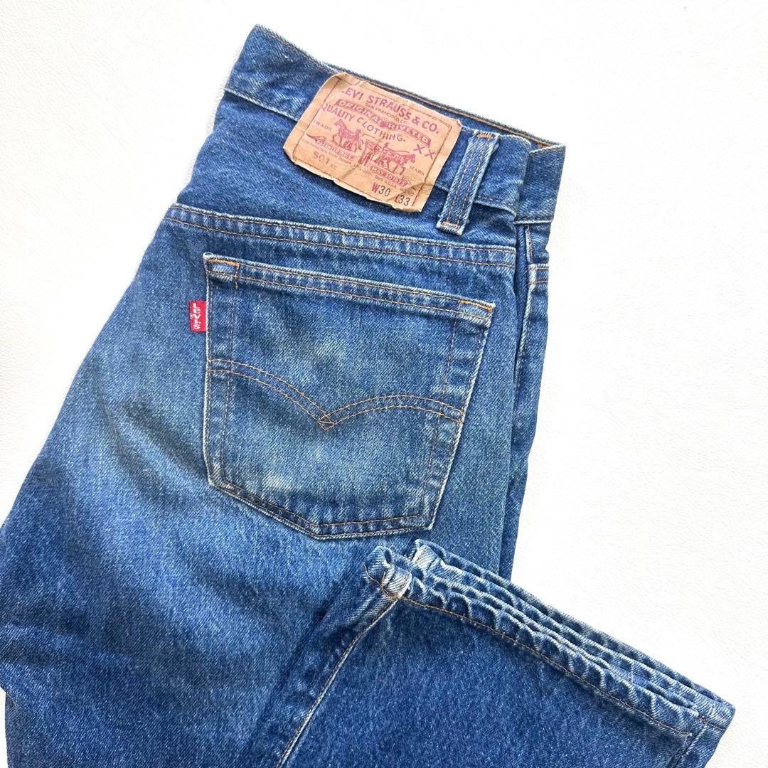 希少】リーバイス 501xx 小文字90s USA製 赤文字 W30 552 - メルカリ