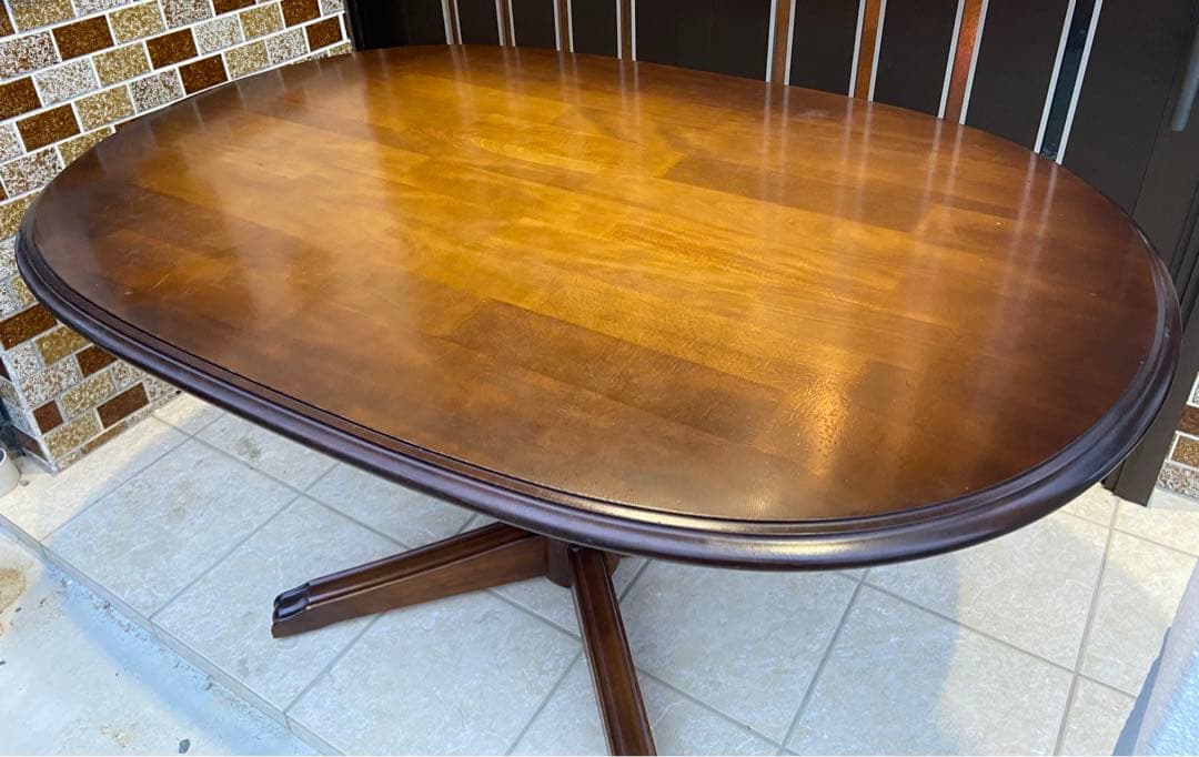 Mash様用【柏木工】ヴィンテージ ラウンドテーブル 無垢材 ダイニング