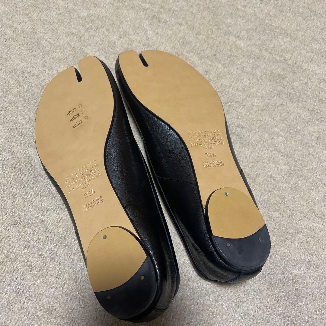 未使用品 マルジェラ足袋バレエ 38.5 ブラック - メルカリ