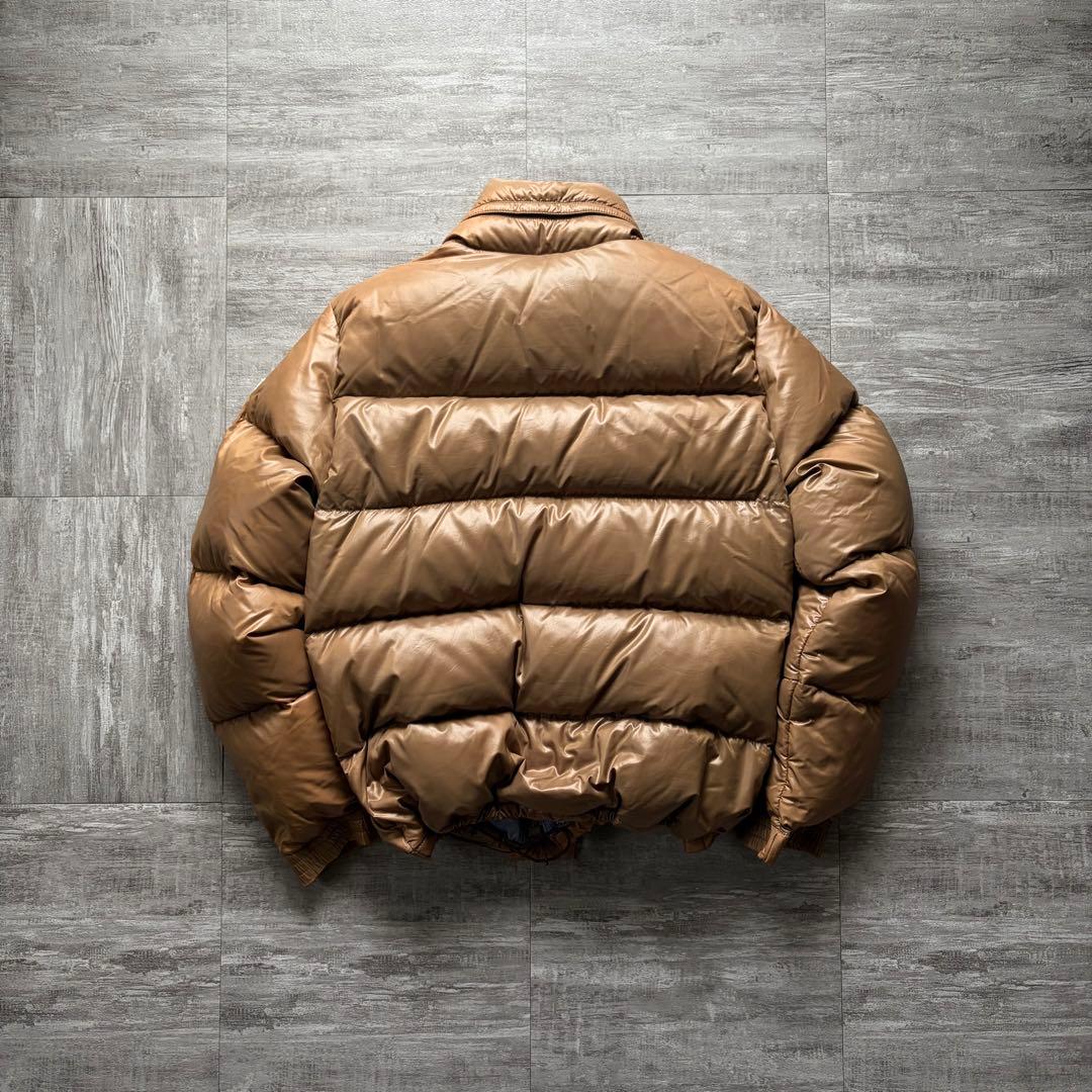 超希少茶タグ⭐️】Moncler モンクレール ダウン 茶色ブラウン 0