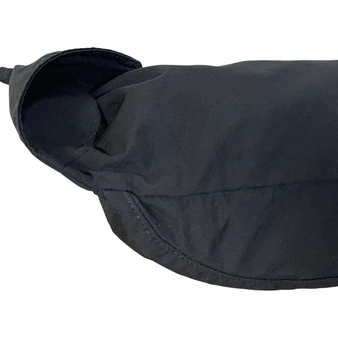 プラダスポーツ ウエストポーチ 4VA107 ナイロン 黒 ロゴプレート