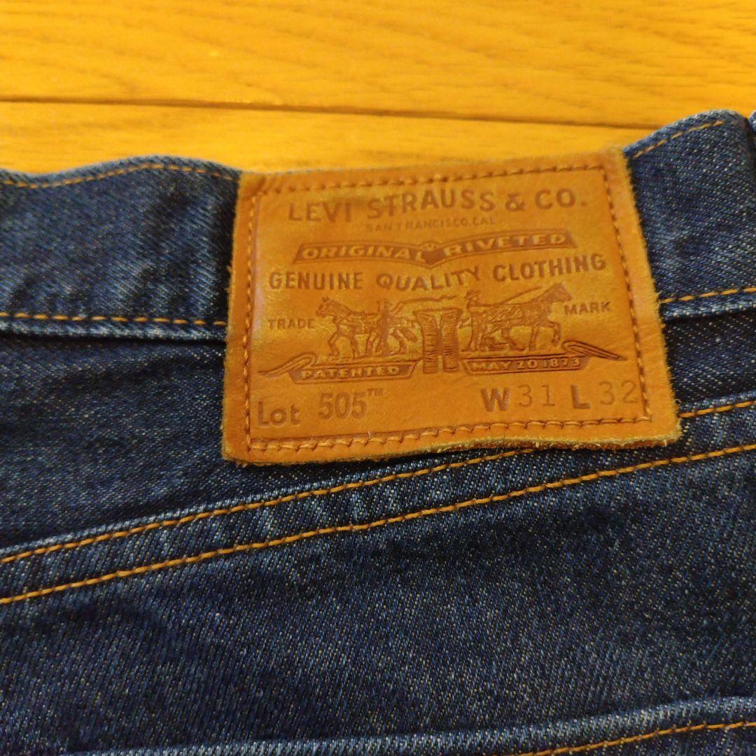 リーバイス赤耳 USA製 505 W31 セルビッジ 5244 ビッグE - メルカリ