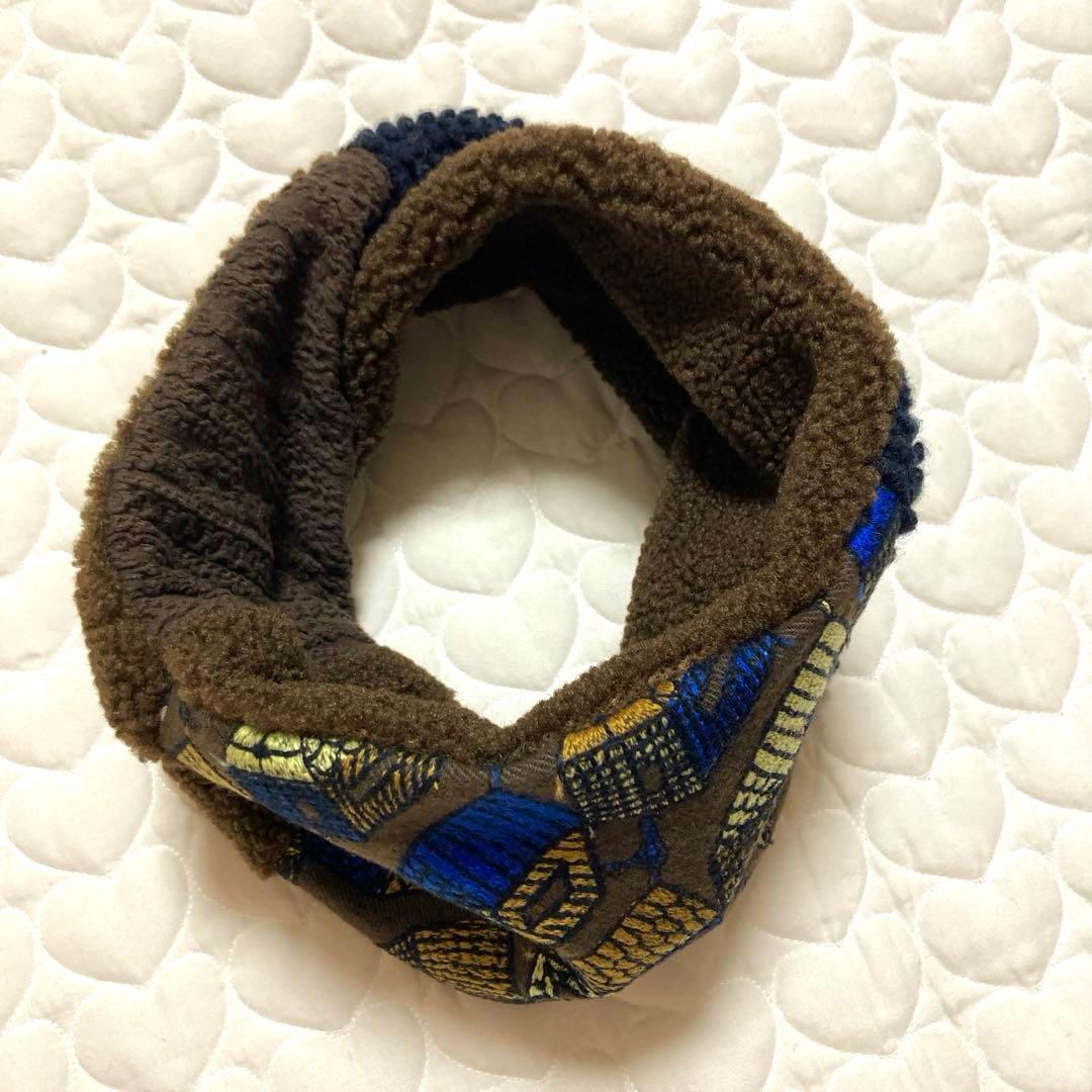 一点物】757 ひねりスヌード ネックウォーマー village ヴィレッジ