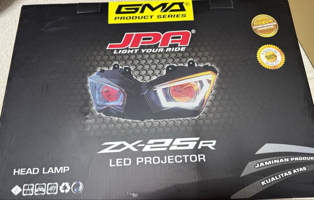 ZX25R ZX4R ZX4RR JPAプロジェクターヘッドライト - メルカリ