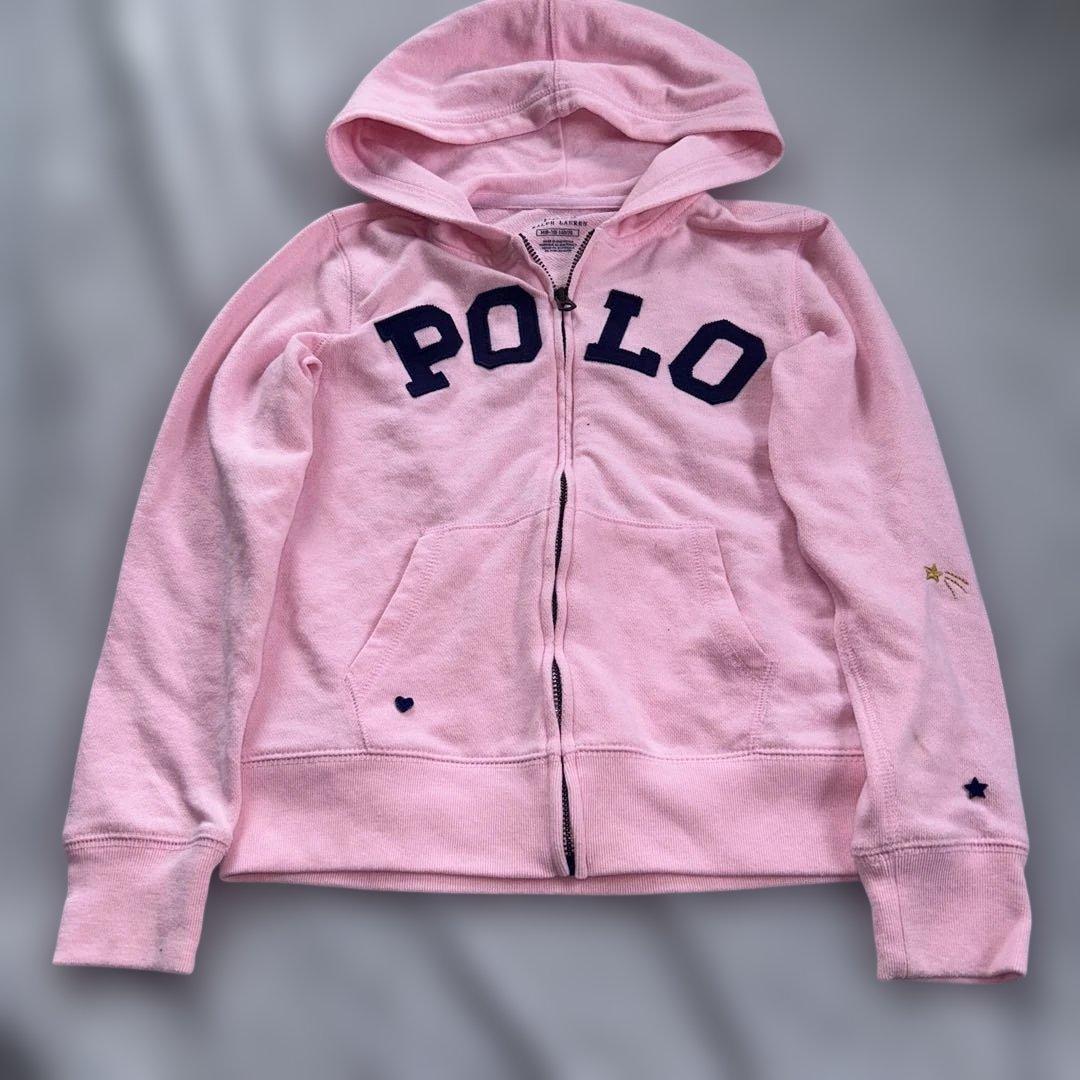 00s POLO Ralph Lauren 短丈 ジップパーカー 星刺繍 y2k - メルカリ