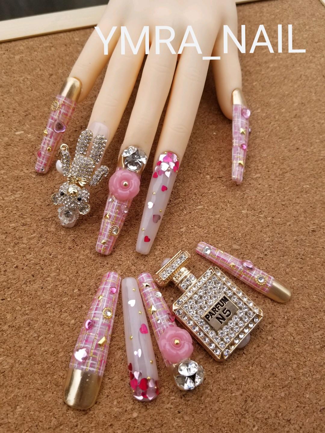 超鬼ロングネイルチップ ギャルネイル NO.12 - メルカリ