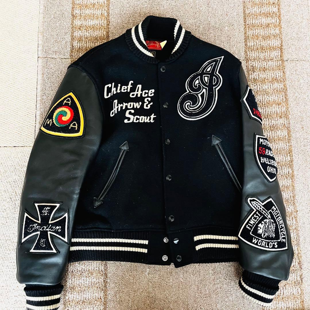 スタジャン 東洋エンタープライズ Indian motorcycle インディアンモーターサイクルIndianMotorcycleアワードジャケット牛革