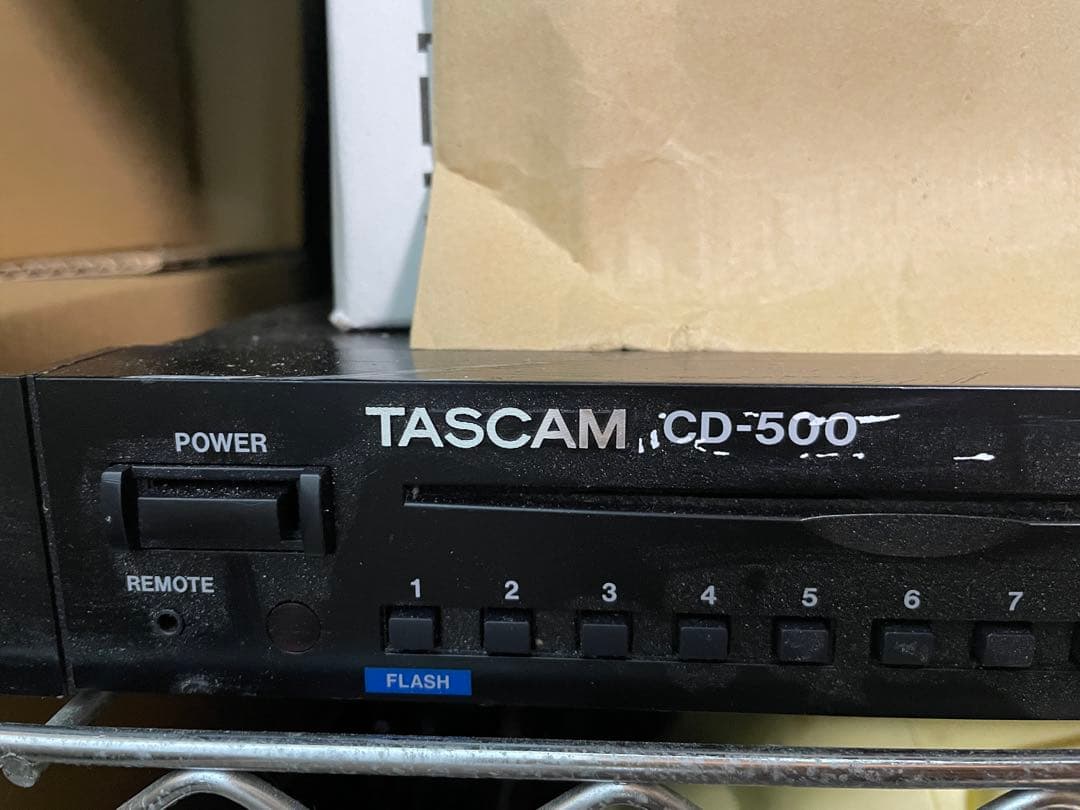 TASCAM CD-500 CDデッキ（電源付）　動作未確認　【金額要相談】 楽天市場】tascam cd-500の通販