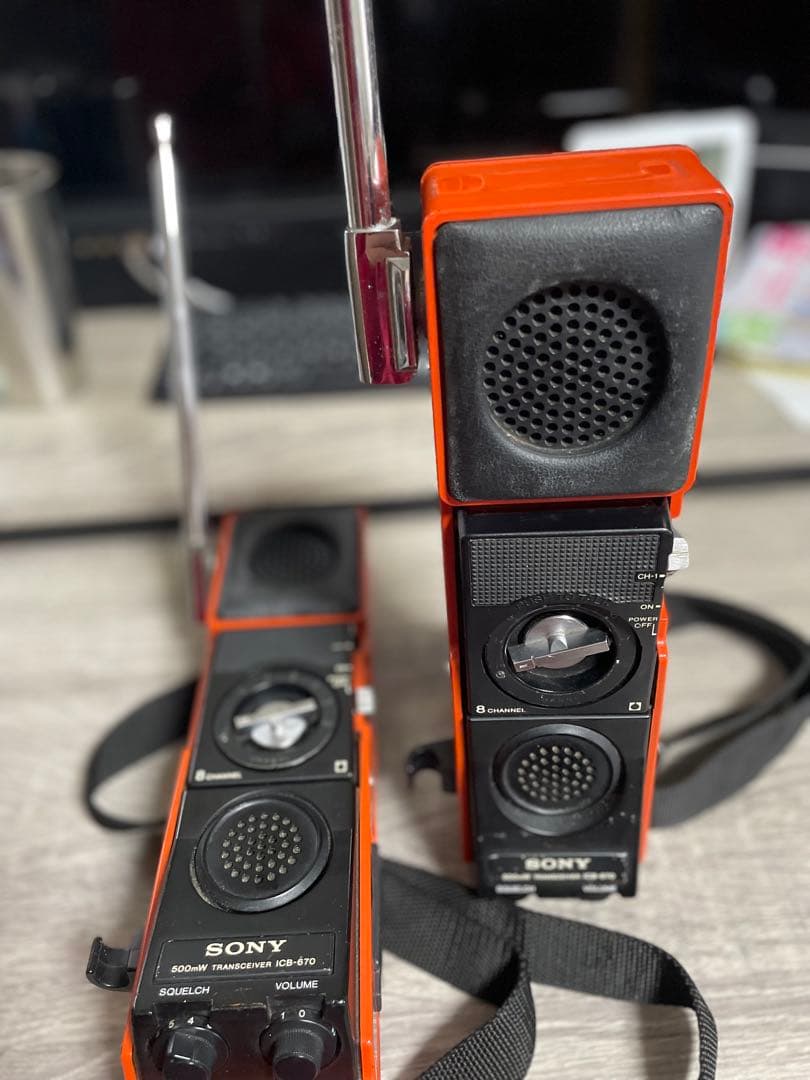 正常起動‼️】SONY トランシーバー ICB-670／ 2機 - メルカリ