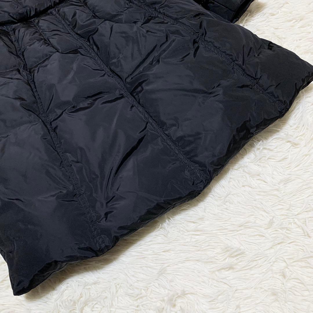 極美品】モンクレール ダウン PHALANGERE タヌキファー ブラック 0