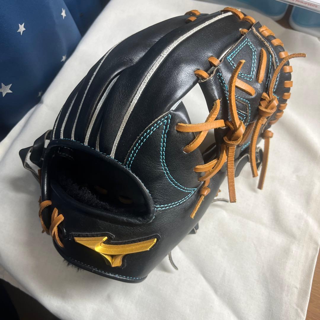 【美品】<スチーム対応可能！>ミズノ 軟式グローブ アルペン限定モデル 内野手用 MIZUNO（ミズノ） 軟式用WILL DRIVE RED IBE 外野手向け サイズ14 左投